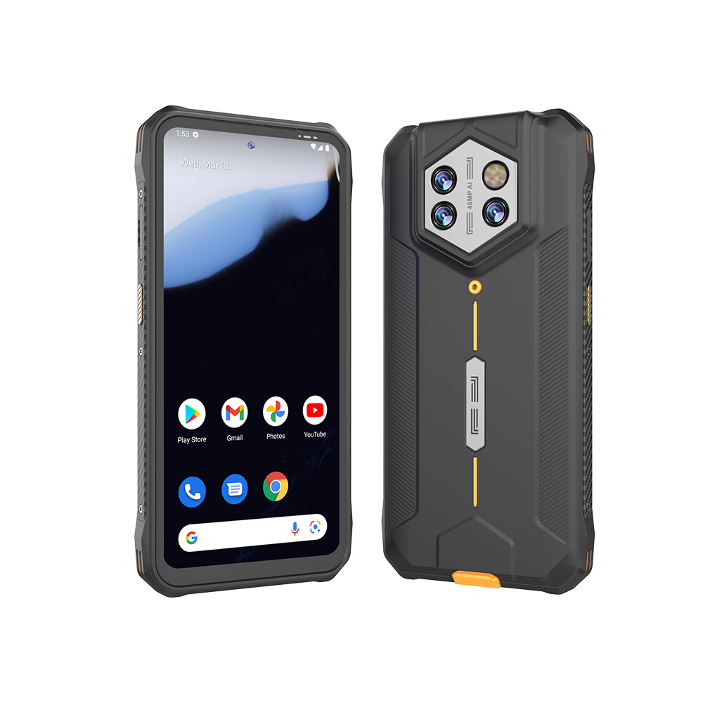PDA portátil resistente H68T Android 14 con pantalla de 6,56 pulgadas Protección IP68 4G NFC y escáner de código de barras opcional