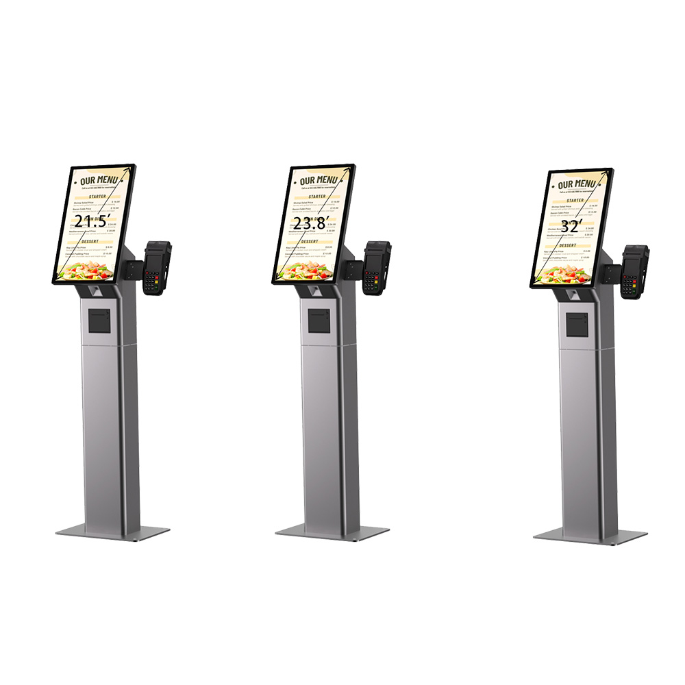 Máquina de quiosco de autopago y pedidos con pantalla LCD táctil de 21,5 pulgadas para centro comercial HSK-KA21 (HSK-KW21)