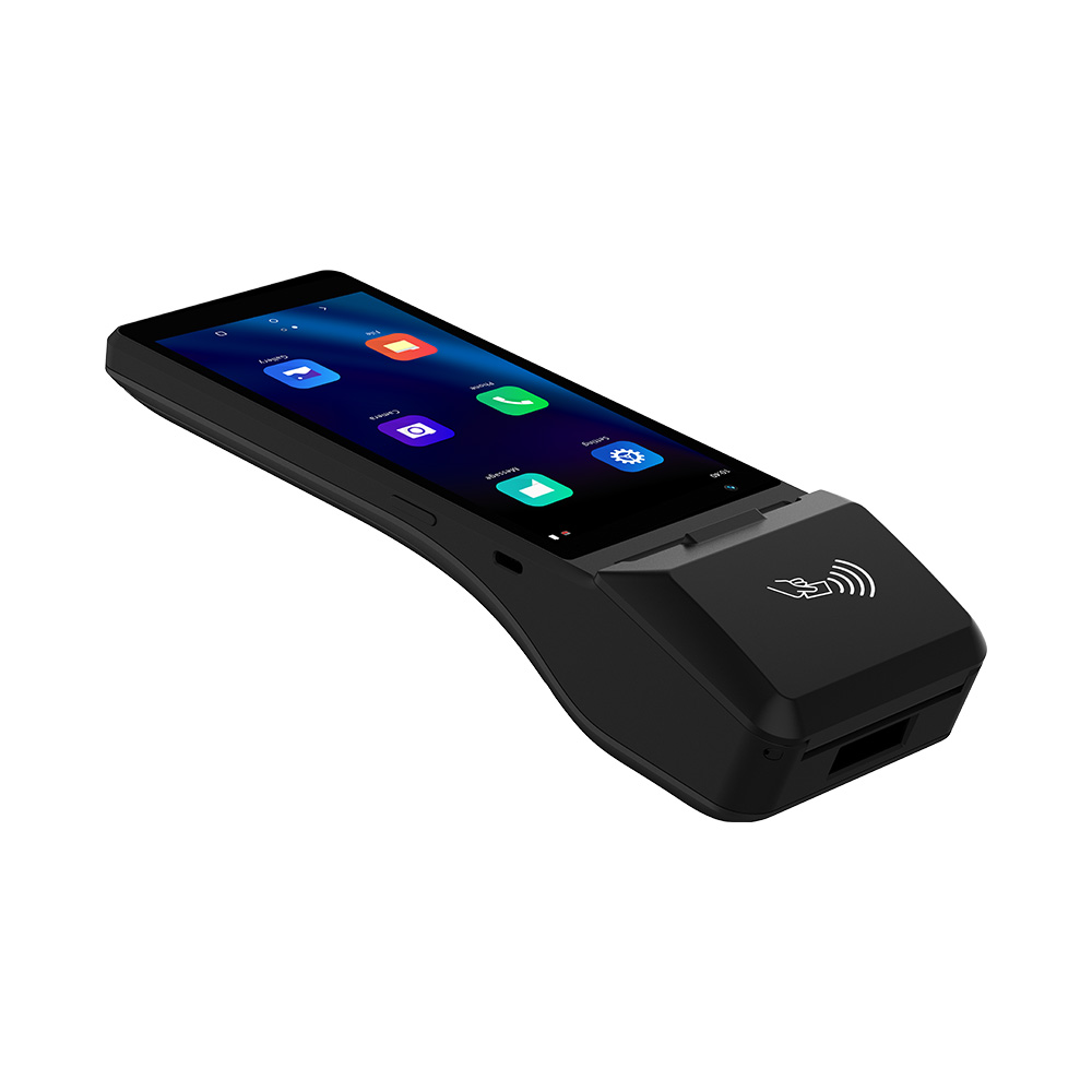 Terminal POS inteligente Android 14 de 6,0 pulgadas con pantalla de cliente 128*36 Z300C